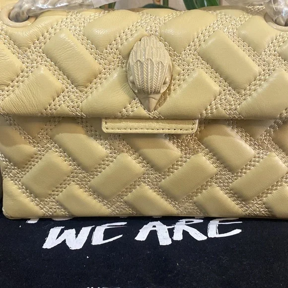 Kurt Geiger London Solid Quilted Mini Kensington Drench Crossbody Bag